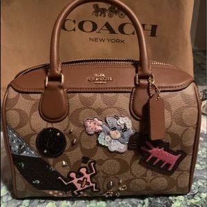 NWT Coach signature crossbody